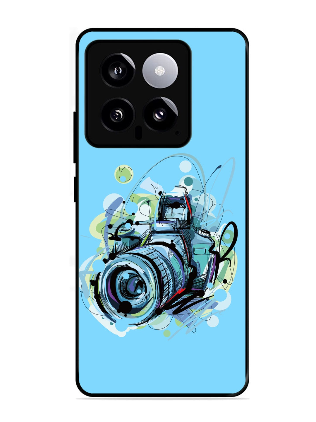 XIAOMI Redmi 14 5G Camera Blue Background