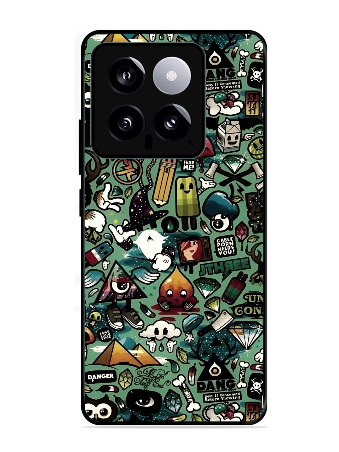 XIAOMI Redmi 14 5G Pop Art Doodle Graffiti Collage