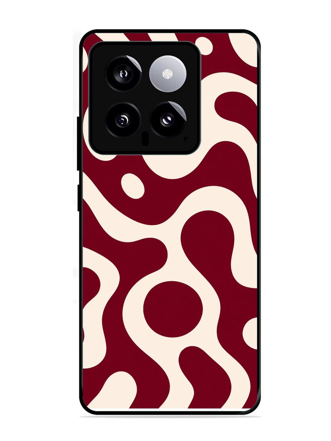 XIAOMI Redmi 14 5G Fluid wave pattern Deep Maroon