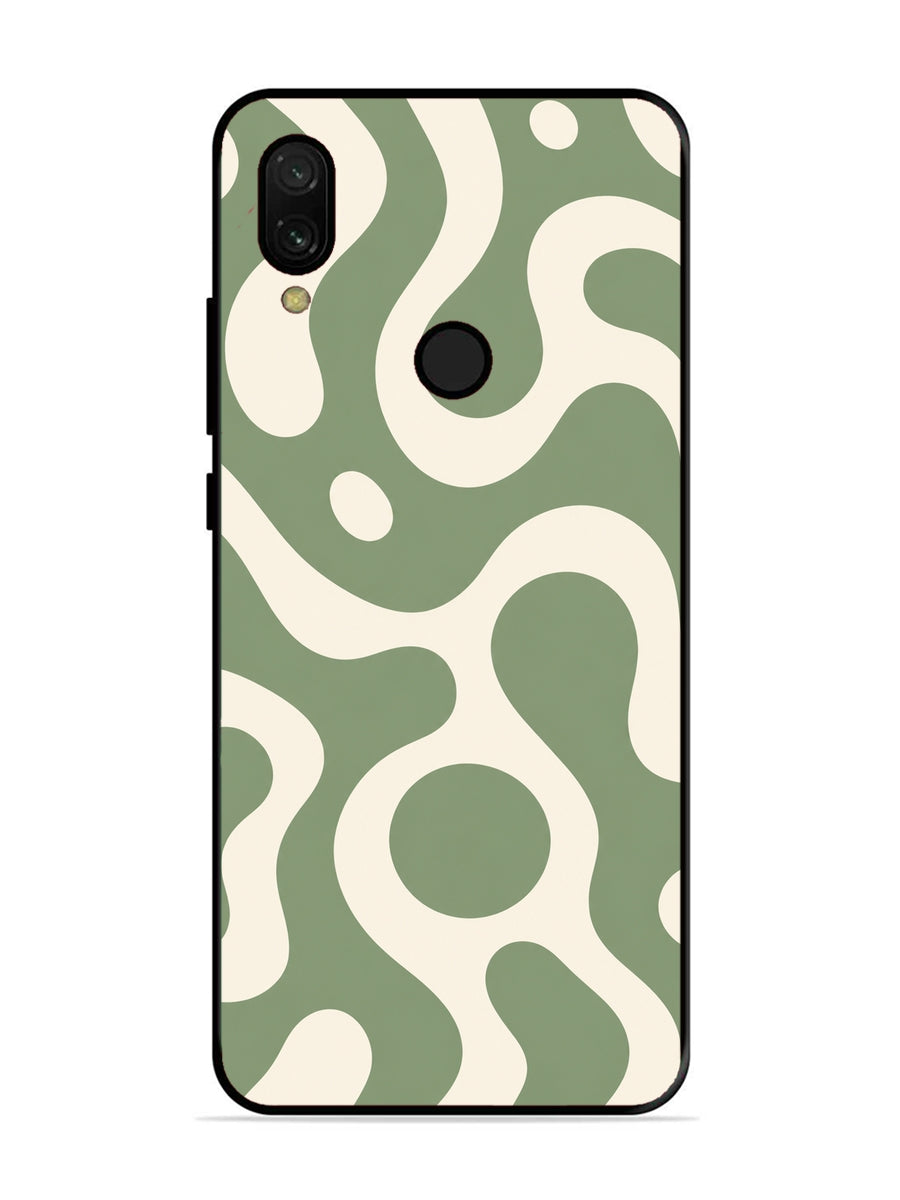 XIAOMI Redmi 7 Fluid wave pattern Dark Sage Green