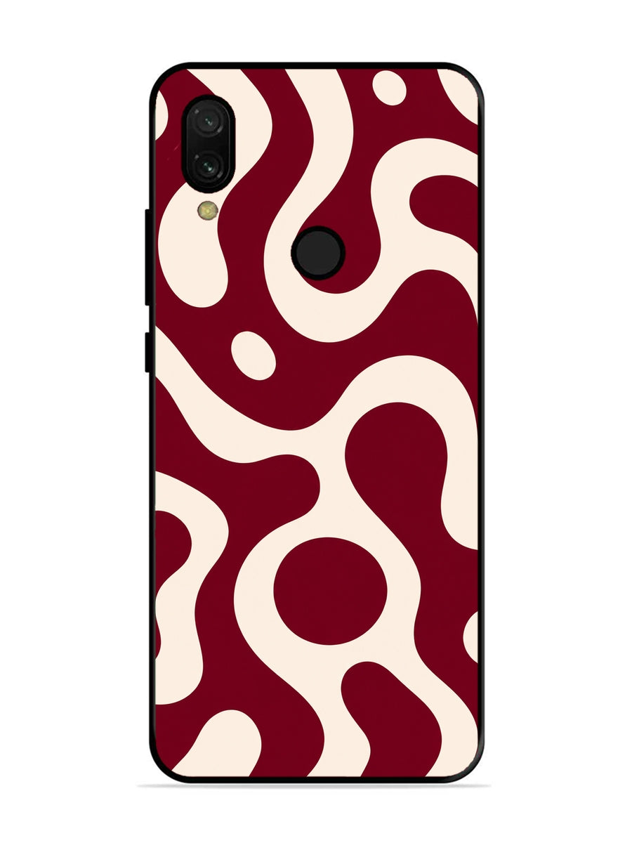 XIAOMI Redmi 7 Fluid wave pattern Deep Maroon