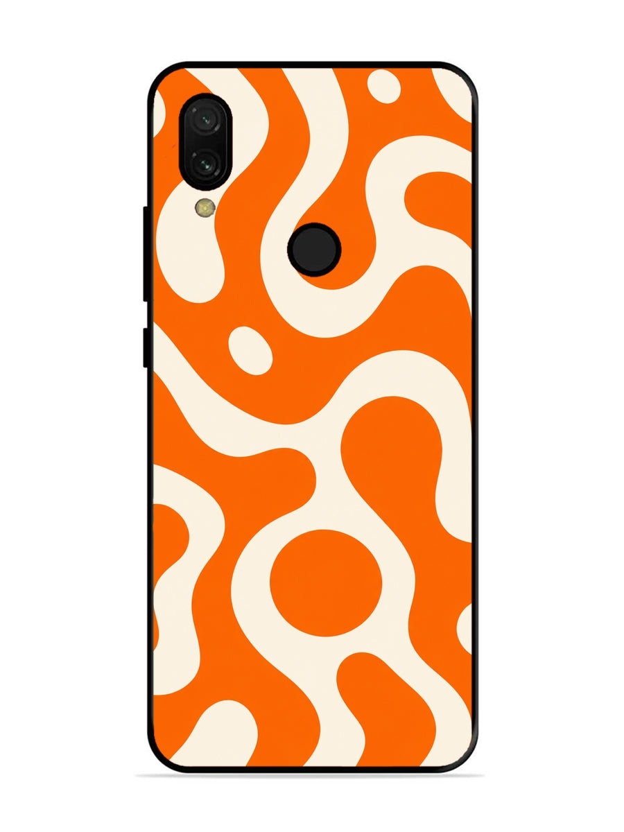 XIAOMI Redmi 7 Fluid wave pattern Vivid Orange