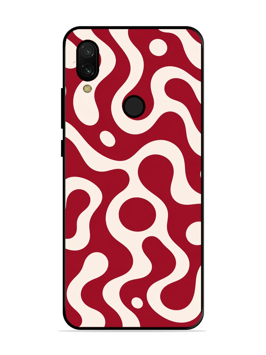 XIAOMI Redmi 7 Fluid wave pattern Wine Red