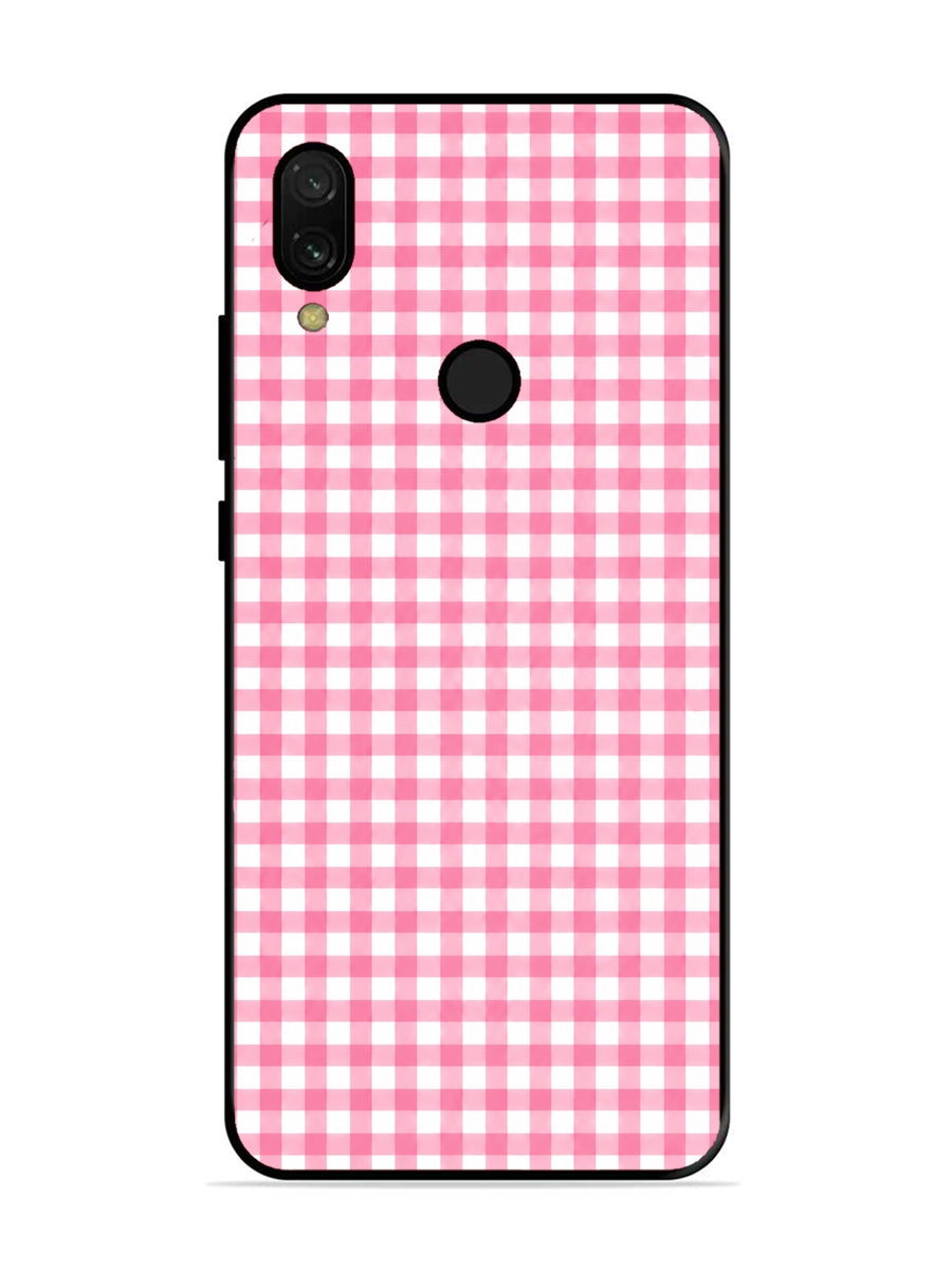 XIAOMI Redmi 7 Gingham Checks pink