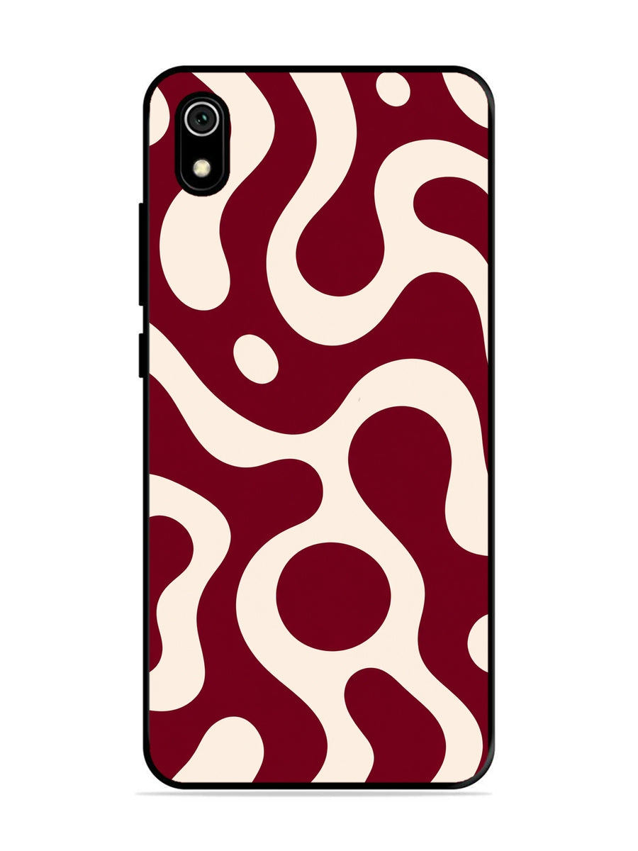 XIAOMI Redmi 7A Fluid wave pattern Deep Maroon