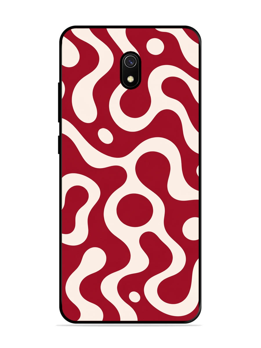 XIAOMI Redmi 8A Fluid wave pattern Wine Red