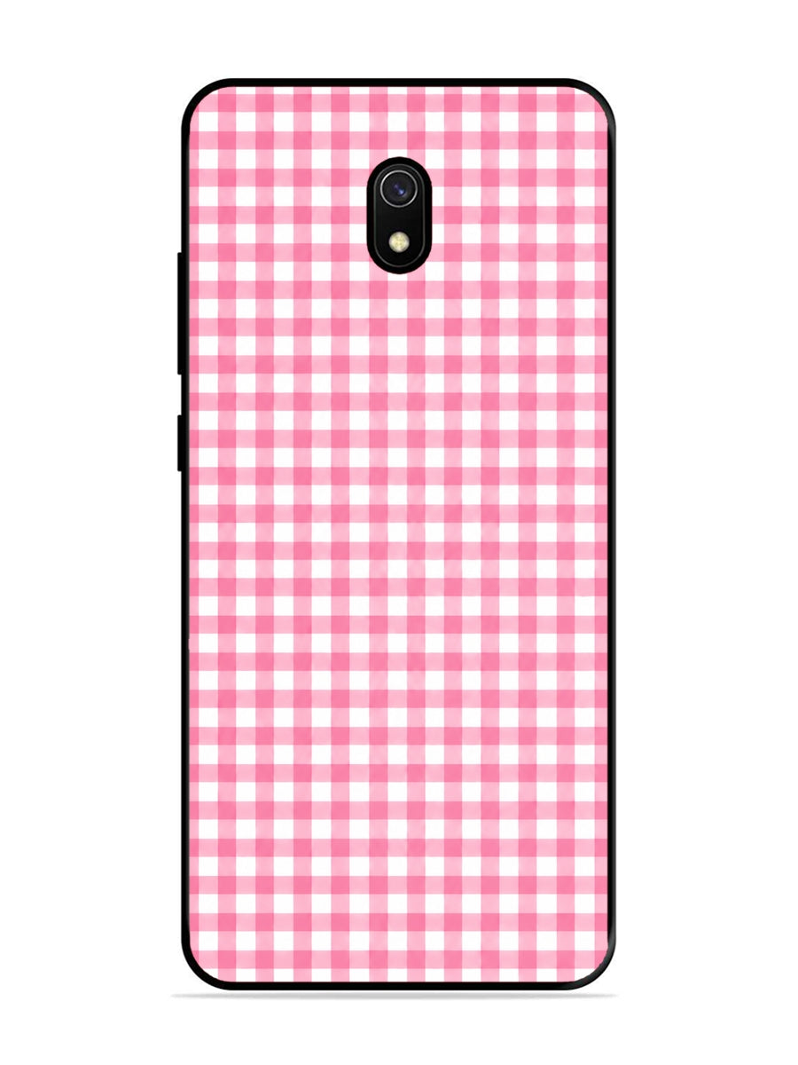 XIAOMI Redmi 8A Gingham Checks pink