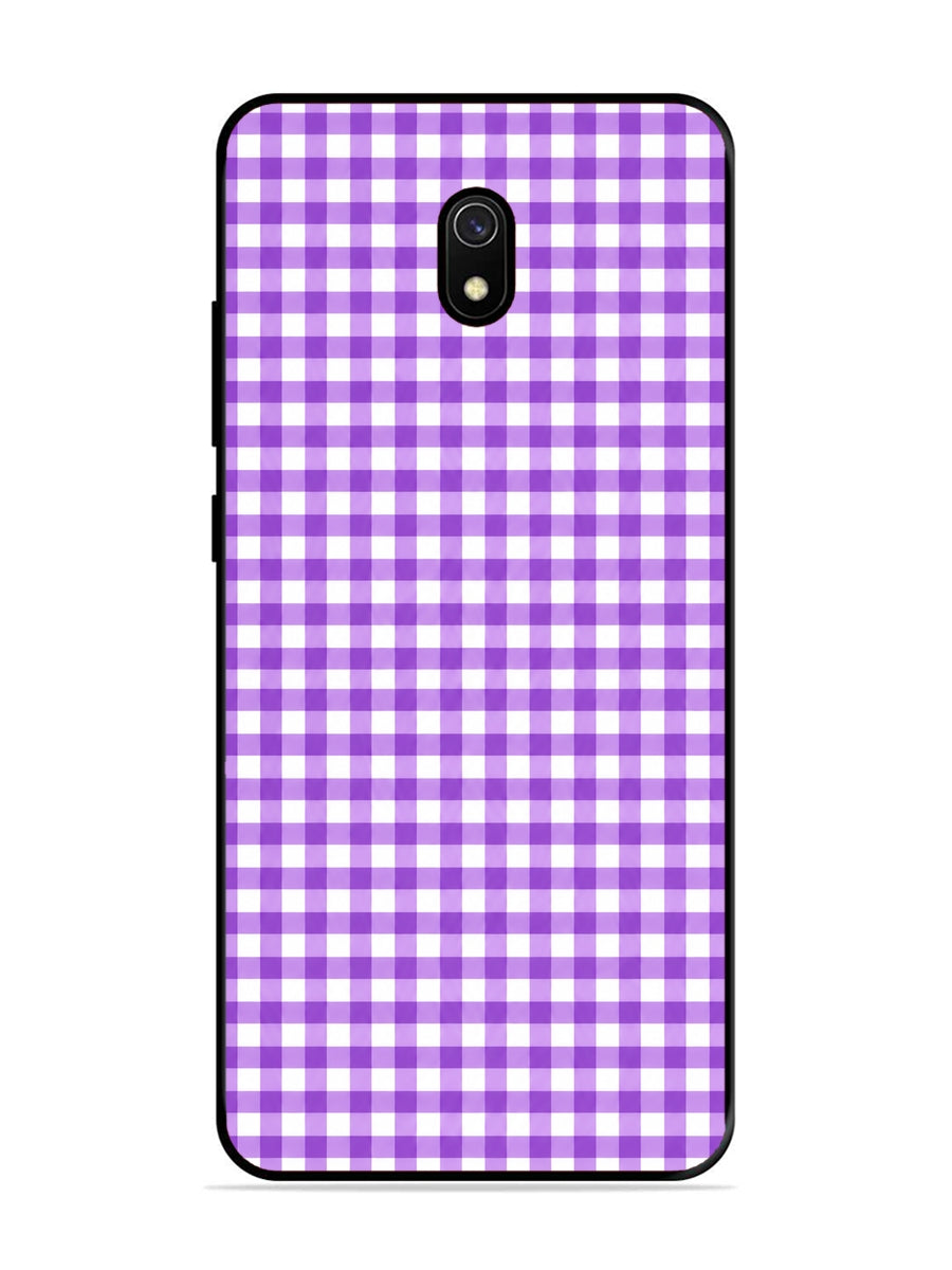 XIAOMI Redmi 8A Gingham Checks purple