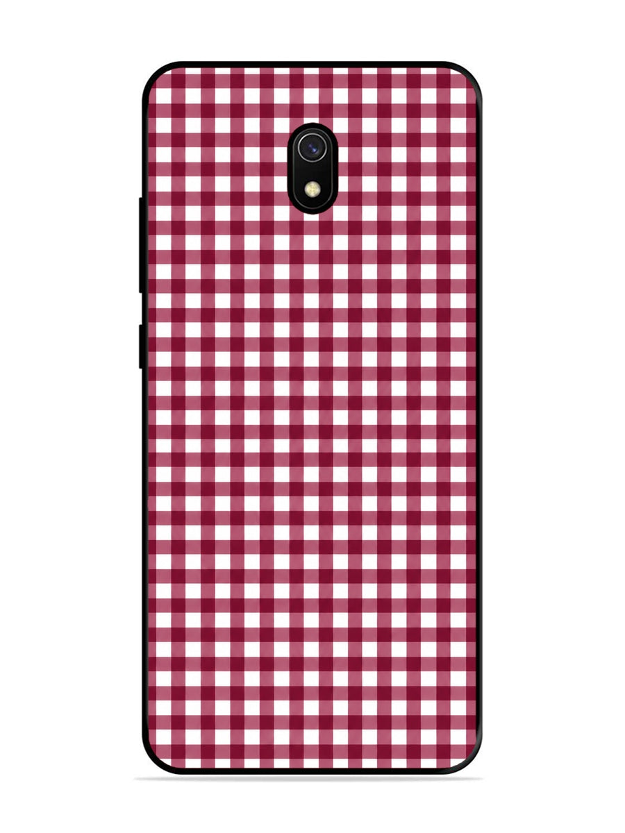 XIAOMI Redmi 8A Gingham Checks Wine Red