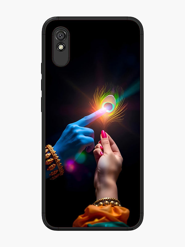 XIAOMI Redmi 9A Radha Krishna touching feather