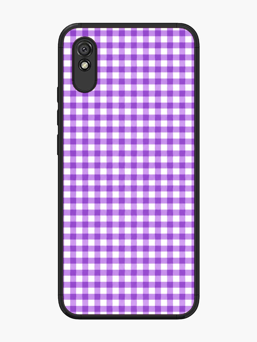 XIAOMI Redmi 9A Gingham Checks purple