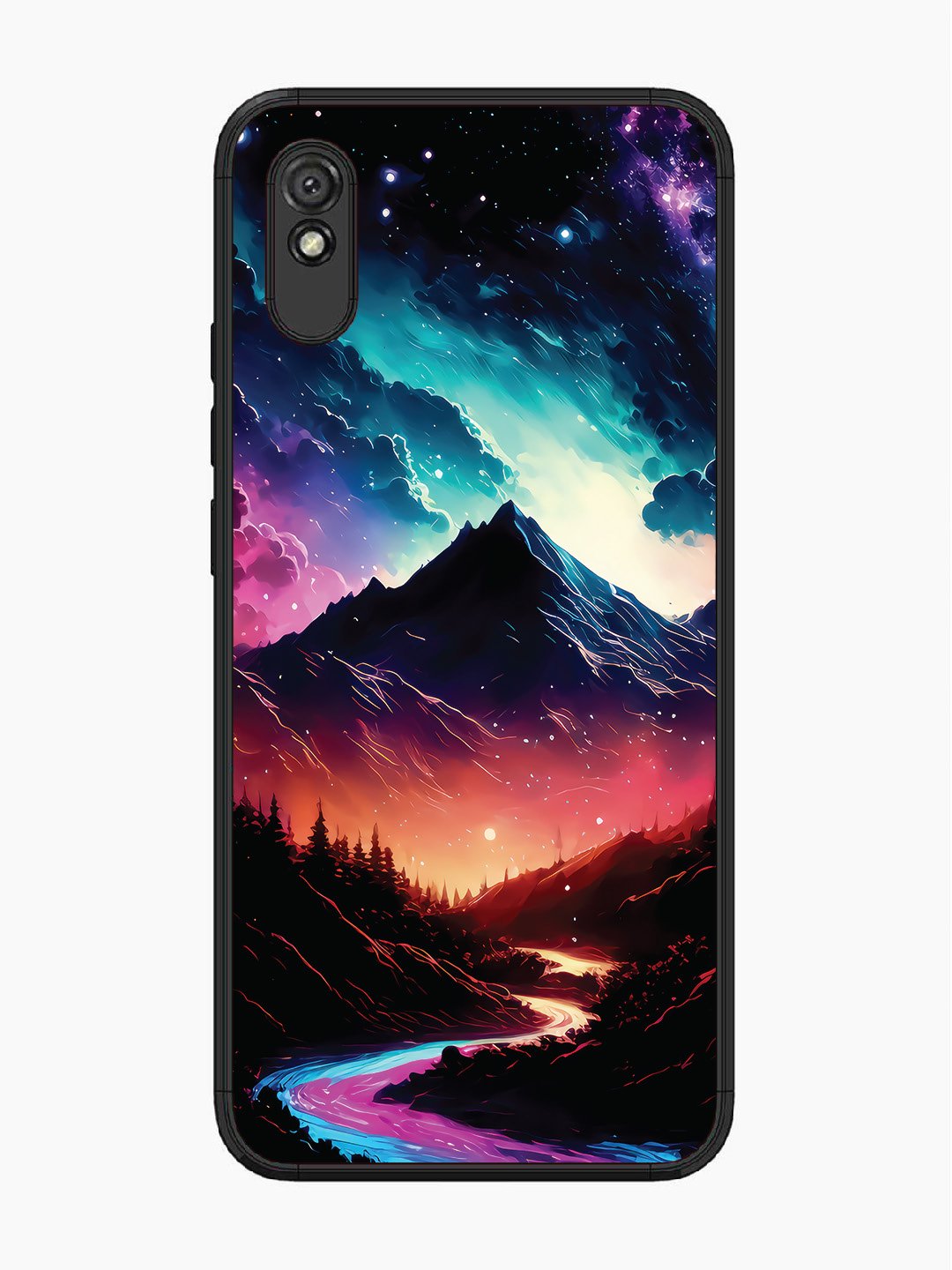 Xiaomi Redmi 9A mountain-valley-Colorful-cloud-at-night