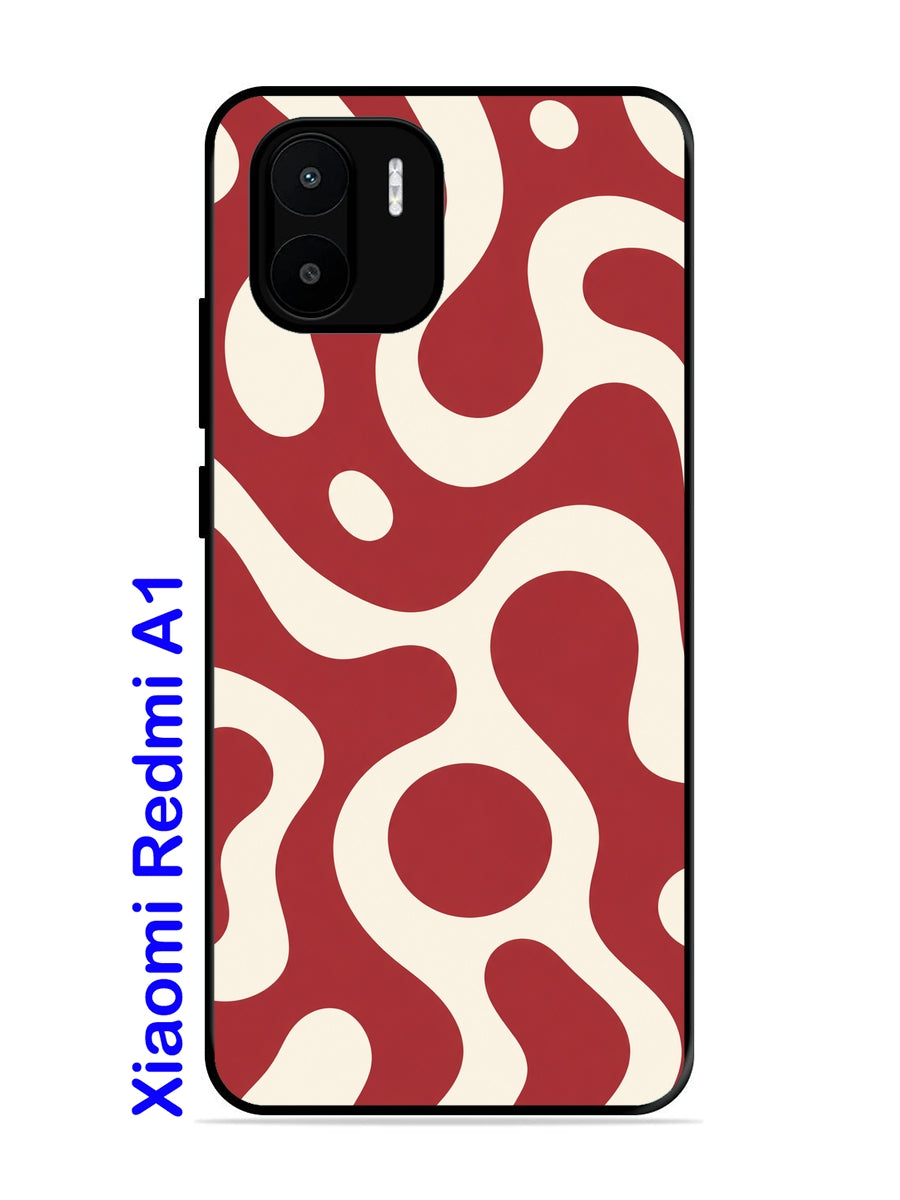 XIAOMI Redmi A1 Fluid wave pattern Red