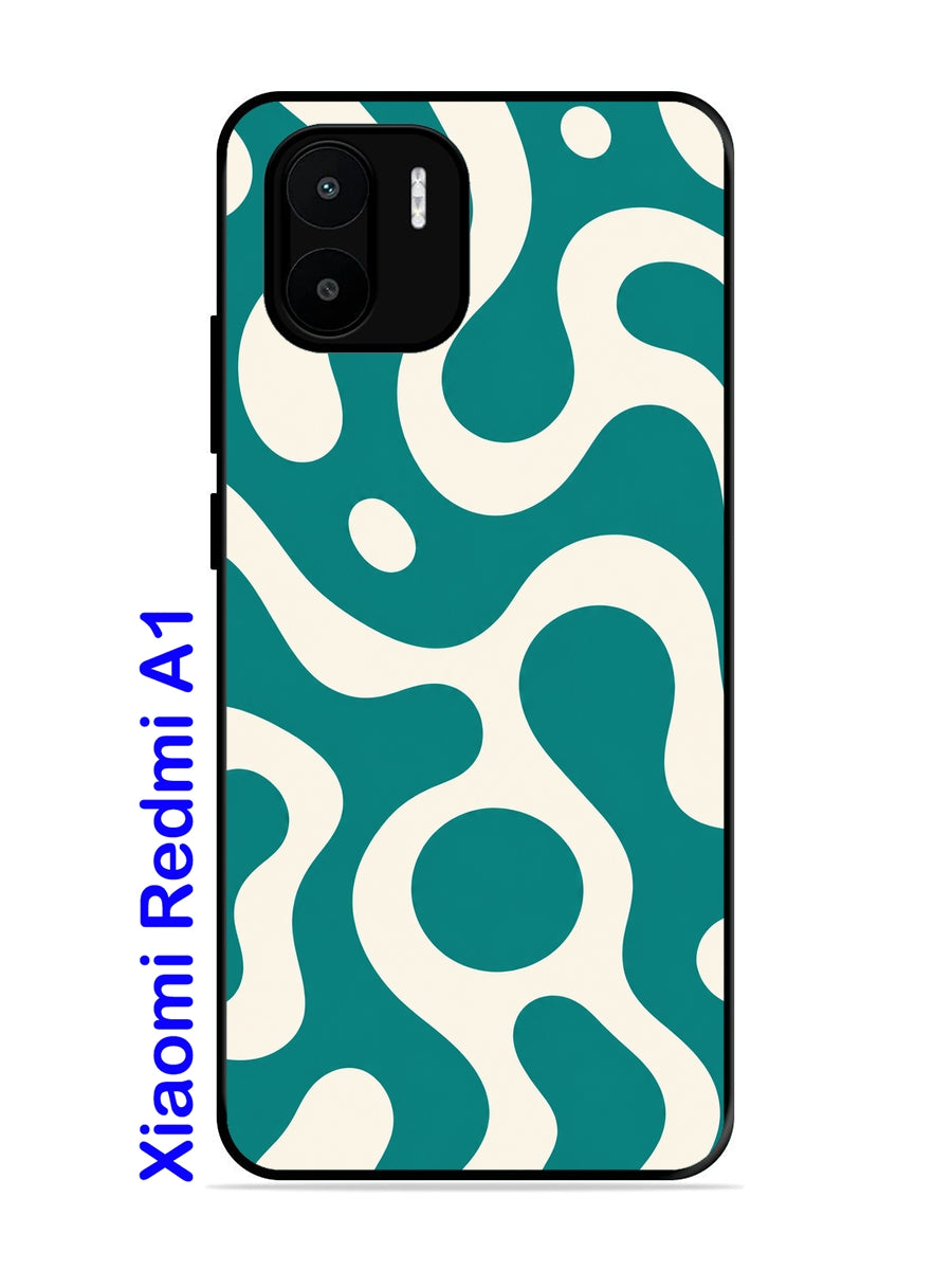 XIAOMI Redmi A1 Fluid wave pattern Teal Green