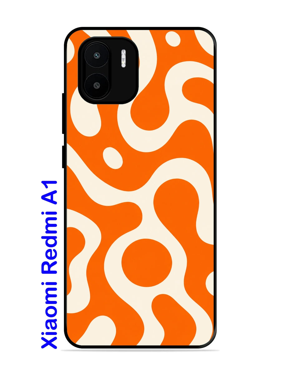 XIAOMI Redmi A1 Fluid wave pattern Vivid Orange