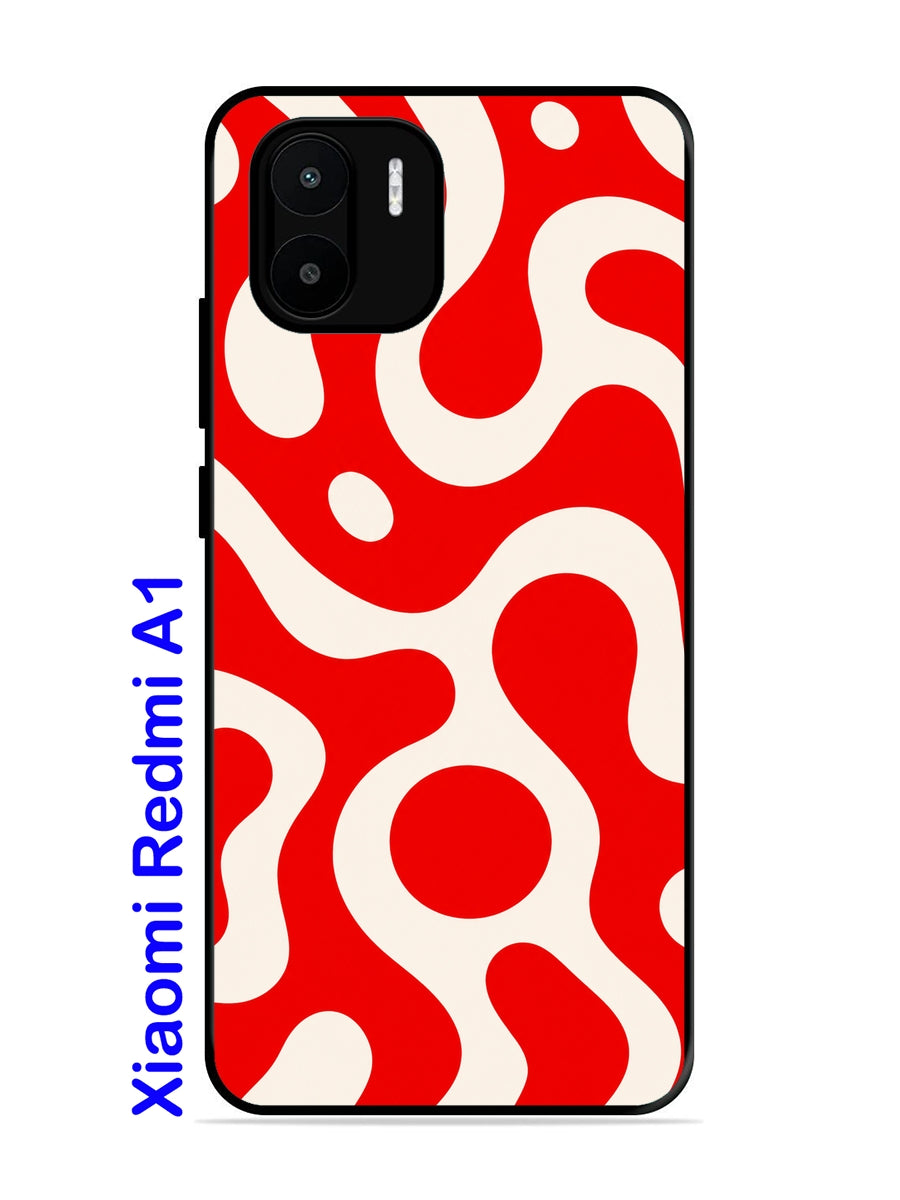 XIAOMI Redmi A1 Fluid wave pattern Vivid Red