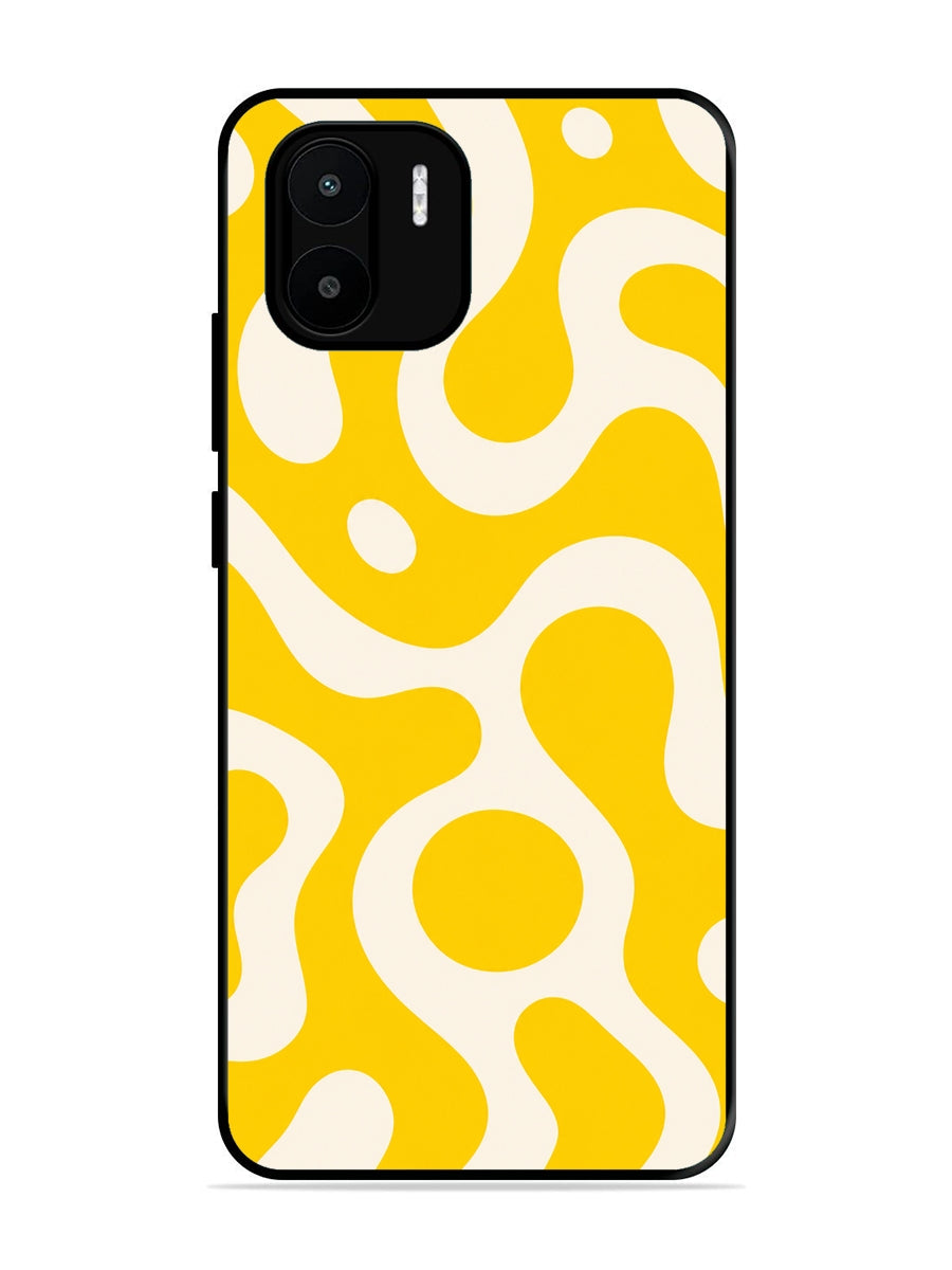 XIAOMI Redmi A2 Fluid wave pattern Dark Bright Yellow