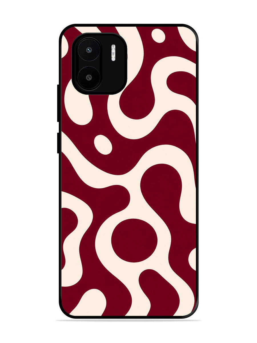 XIAOMI Redmi A2 Fluid wave pattern Deep Maroon