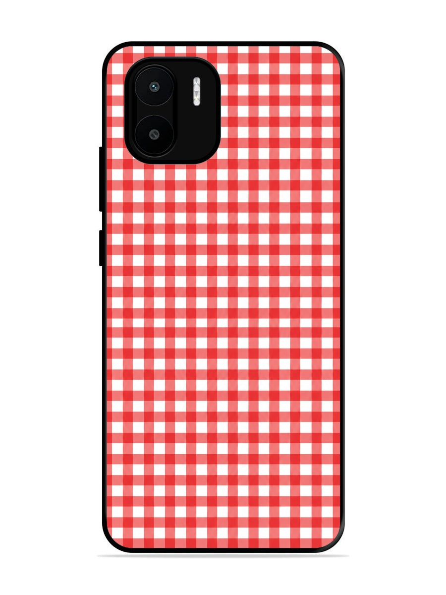 XIAOMI Redmi A2 Gingham Checks Red