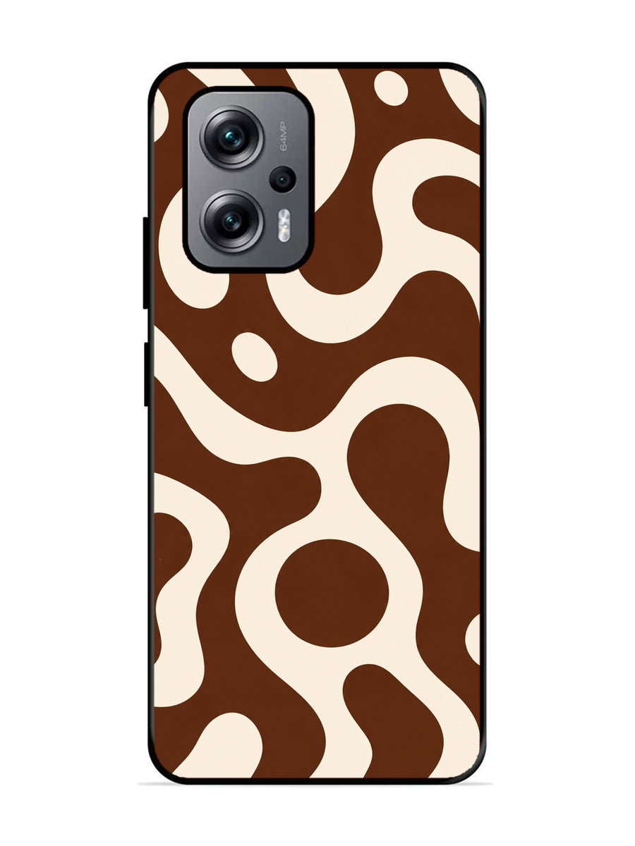 XIAOMI Redmi K50i 5G Fluid wave pattern Dark Chocolate