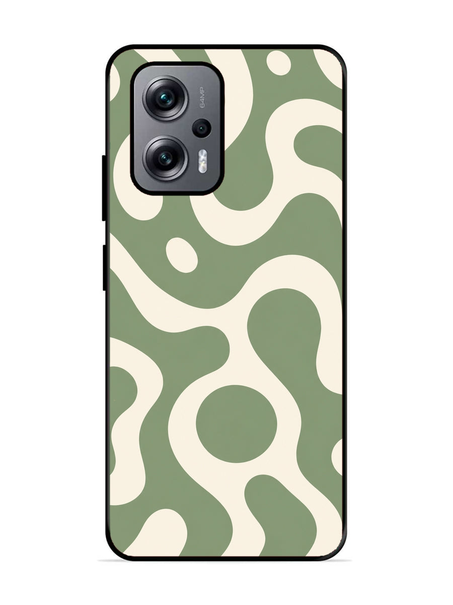 XIAOMI Redmi K50i 5G Fluid wave pattern Dark Sage Green