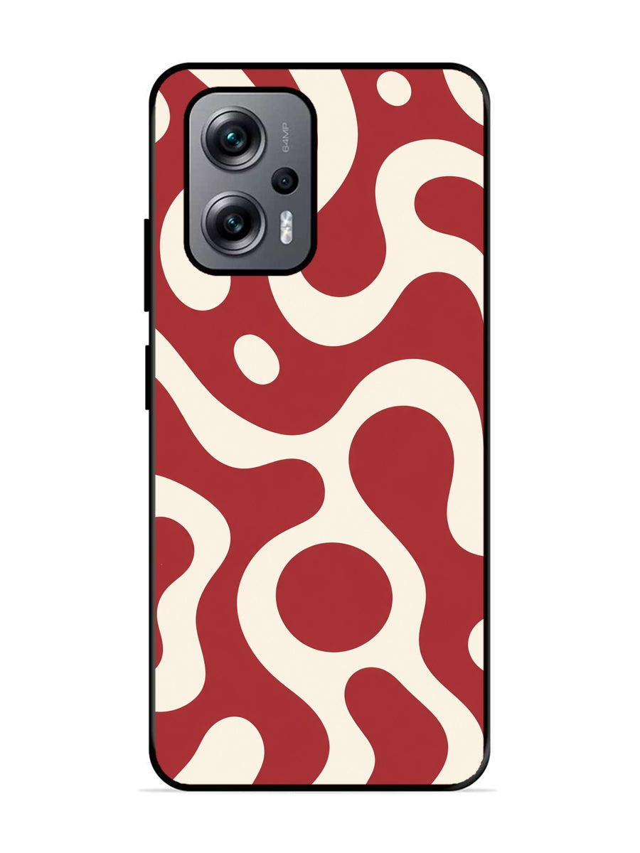XIAOMI Redmi K50i 5G Fluid wave pattern Red