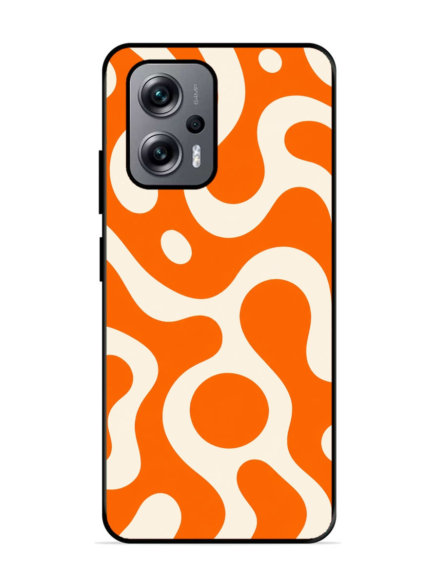 XIAOMI Redmi K50i 5G Fluid wave pattern Vivid Orange
