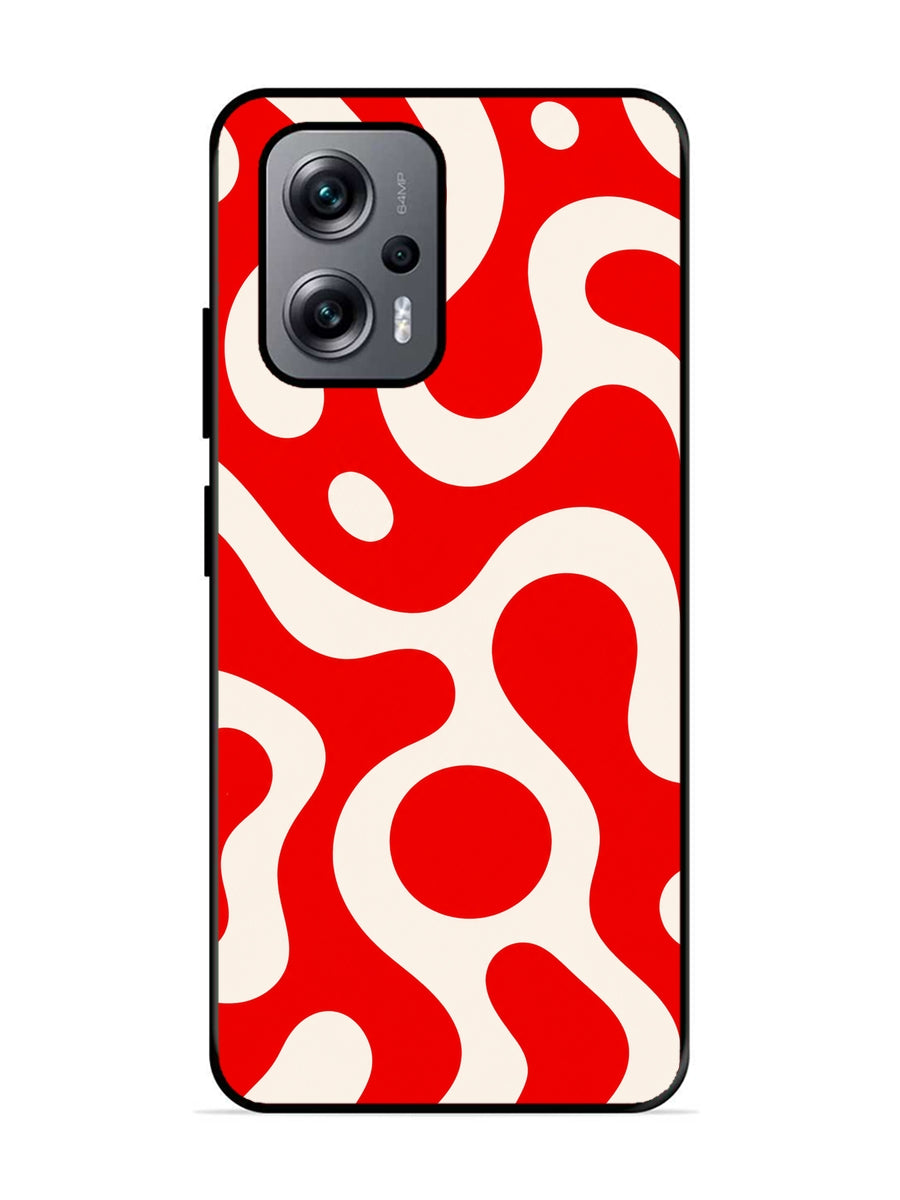XIAOMI Redmi K50i 5G Fluid wave pattern Vivid Red