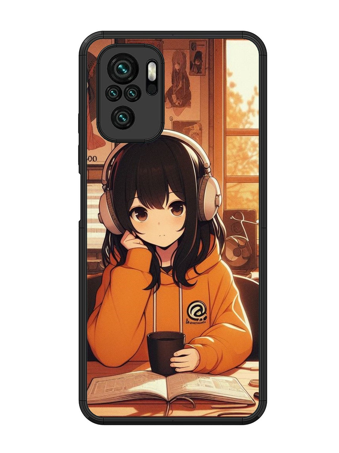 XIAOMI Redmi Note 10 Cute Girl listening Music