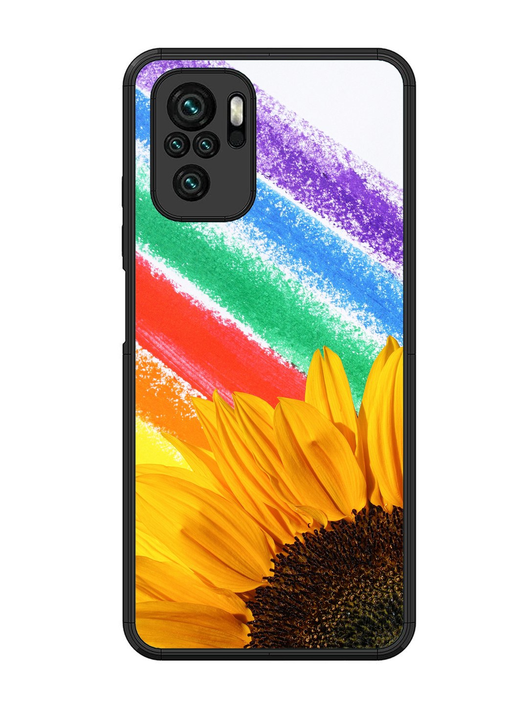 XIAOMI Redmi Note 10 Sunflower on Colourful Lines