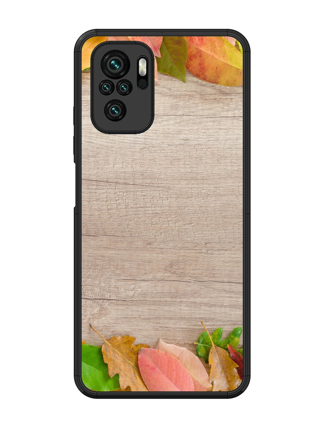 XIAOMI Redmi Note 10 Autumn Leafs On Wooden Table