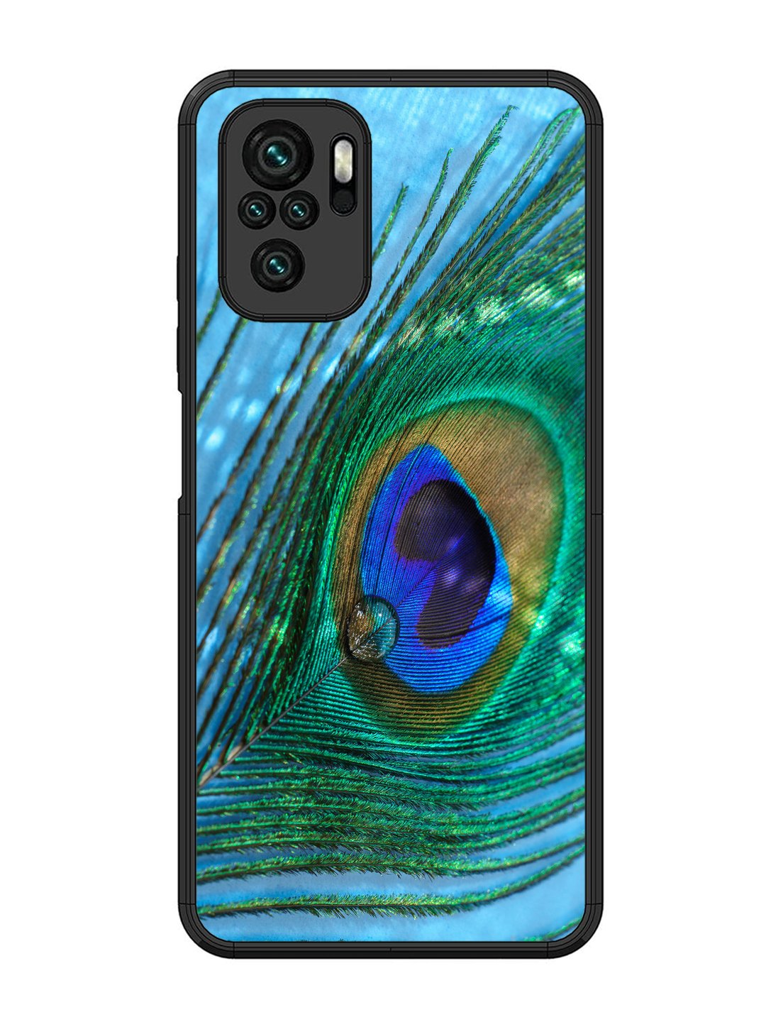 XIAOMI Redmi Note 10 A drop on Peacock Feather