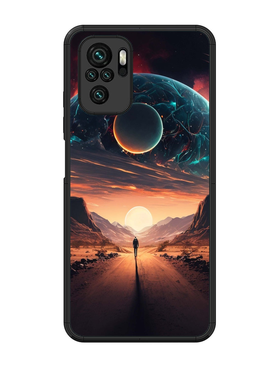 XIAOMI Redmi Note 10 Sunset with space scene
