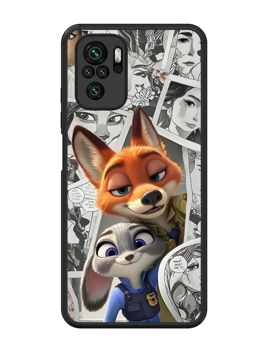 XIAOMI Redmi Note 10 Cute Nick wilde and judy hopps