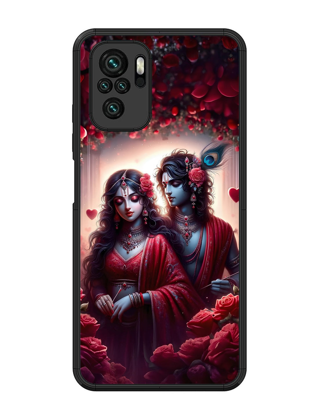 XIAOMI Redmi Note 10 Couples in Red theme like Radha Krishna