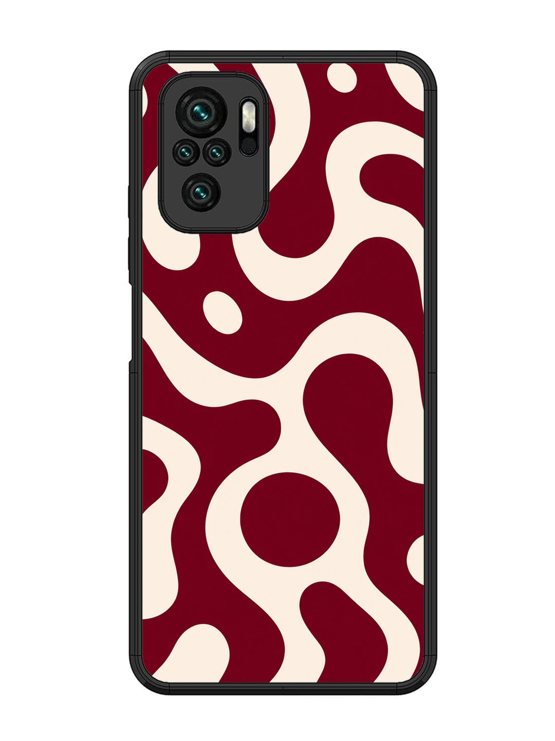 XIAOMI Redmi Note 10 Fluid wave pattern Deep Maroon