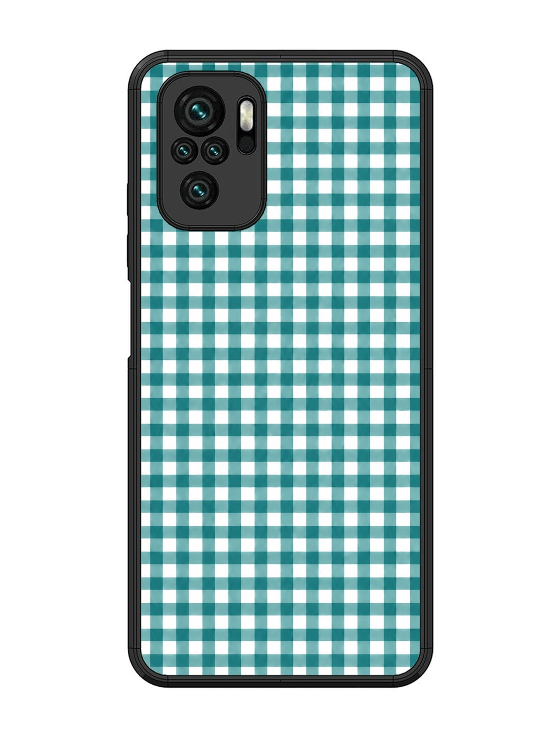 XIAOMI Redmi Note 10 Gingham Checks Teal Gree