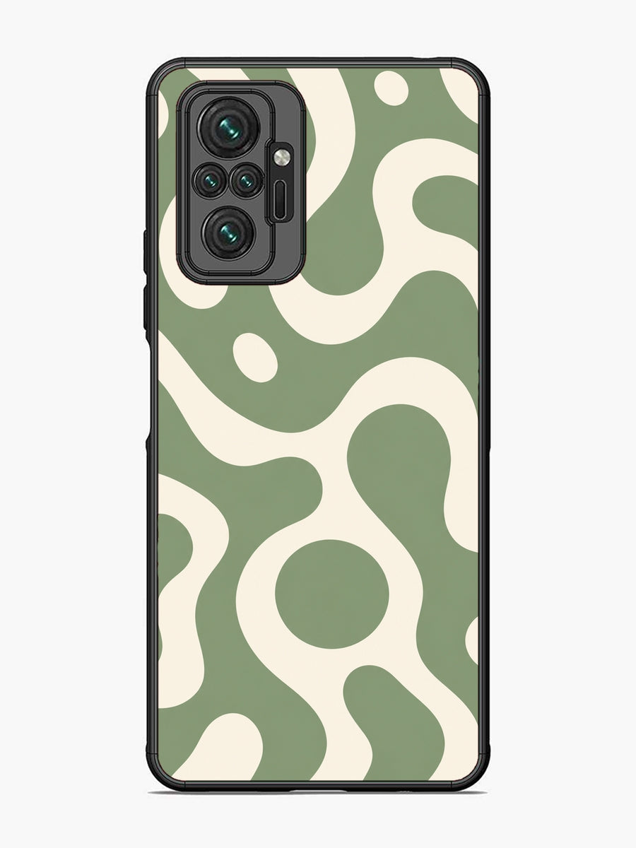 XIAOMI Redmi Note 10 Pro Fluid wave pattern Dark Sage Green