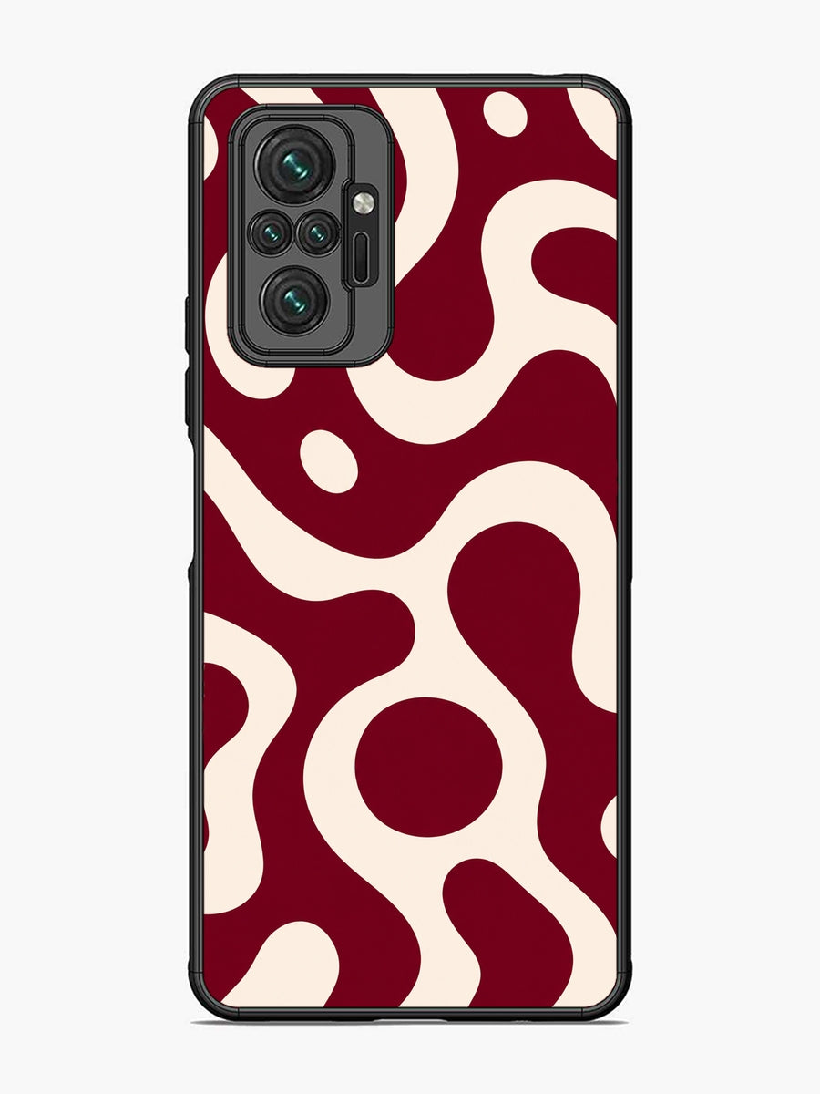 XIAOMI Redmi Note 10 Pro Fluid wave pattern Deep Maroon