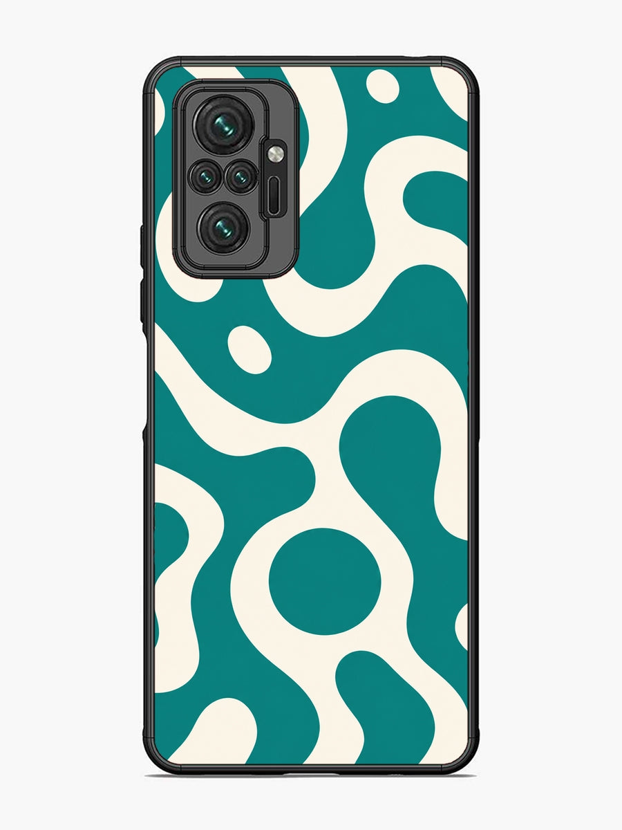 XIAOMI Redmi Note 10 Pro Fluid wave pattern Teal Green