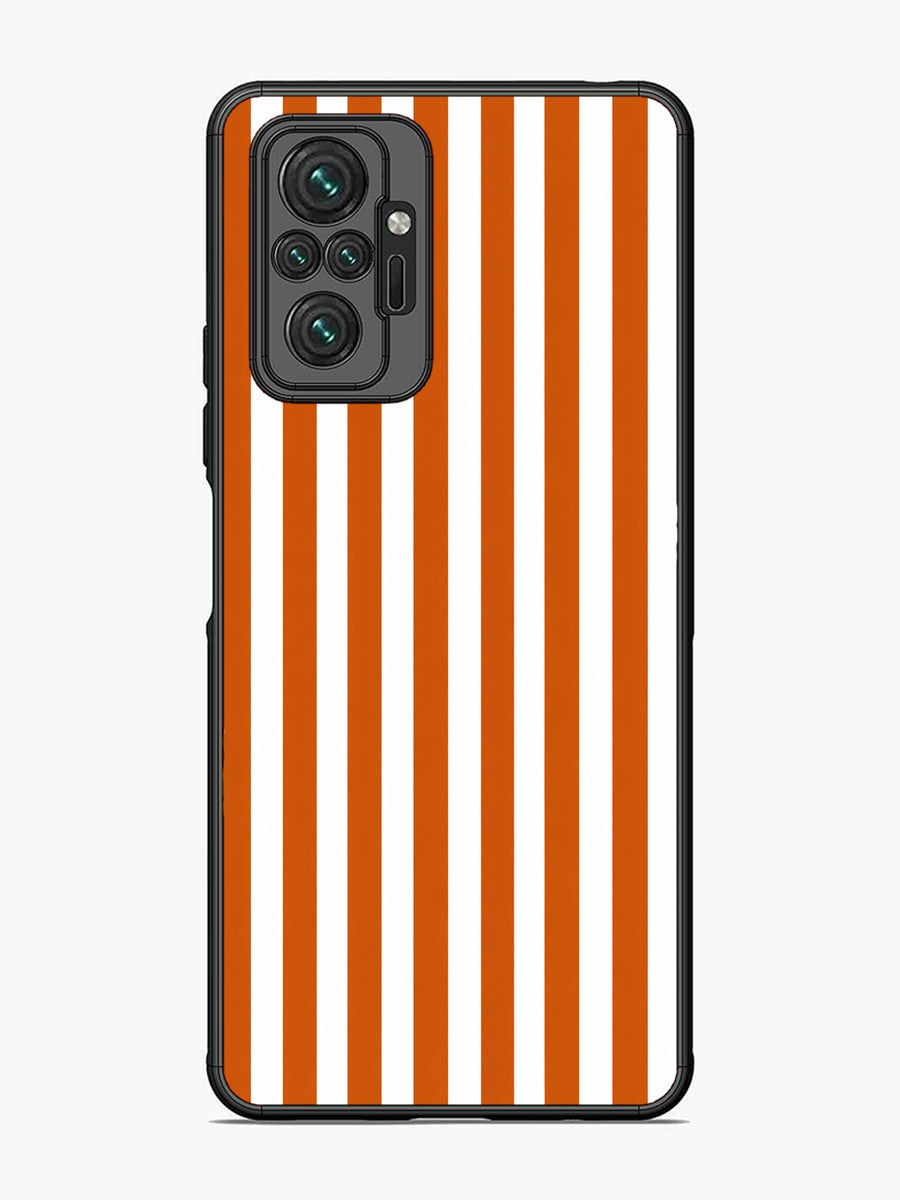 XIAOMI Redmi Note 10 Pro Vertical Stripes Burnt Orange