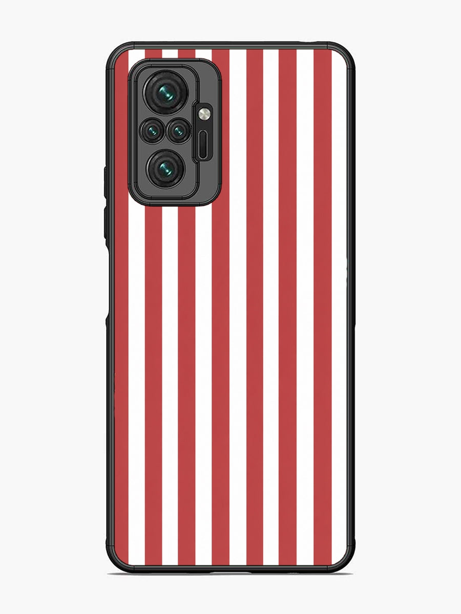 XIAOMI Redmi Note 10 Pro Vertical Stripes Coral Red