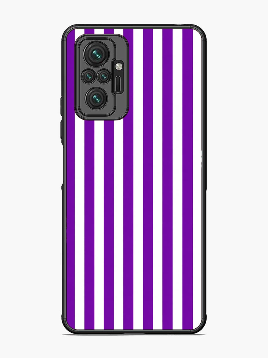 XIAOMI Redmi Note 10 Pro Vertical Stripes Vivid Purple