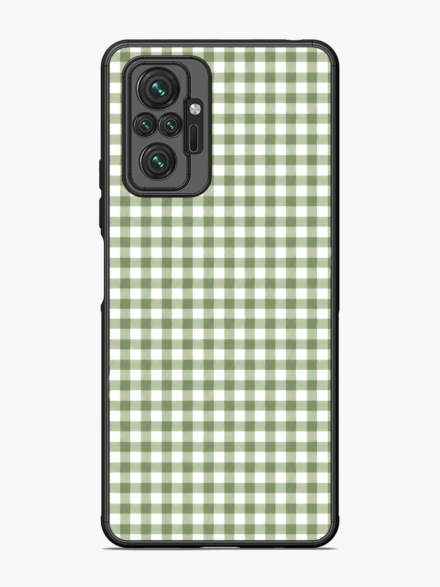 XIAOMI Redmi Note 10 Pro Gingham Checks Sage Green