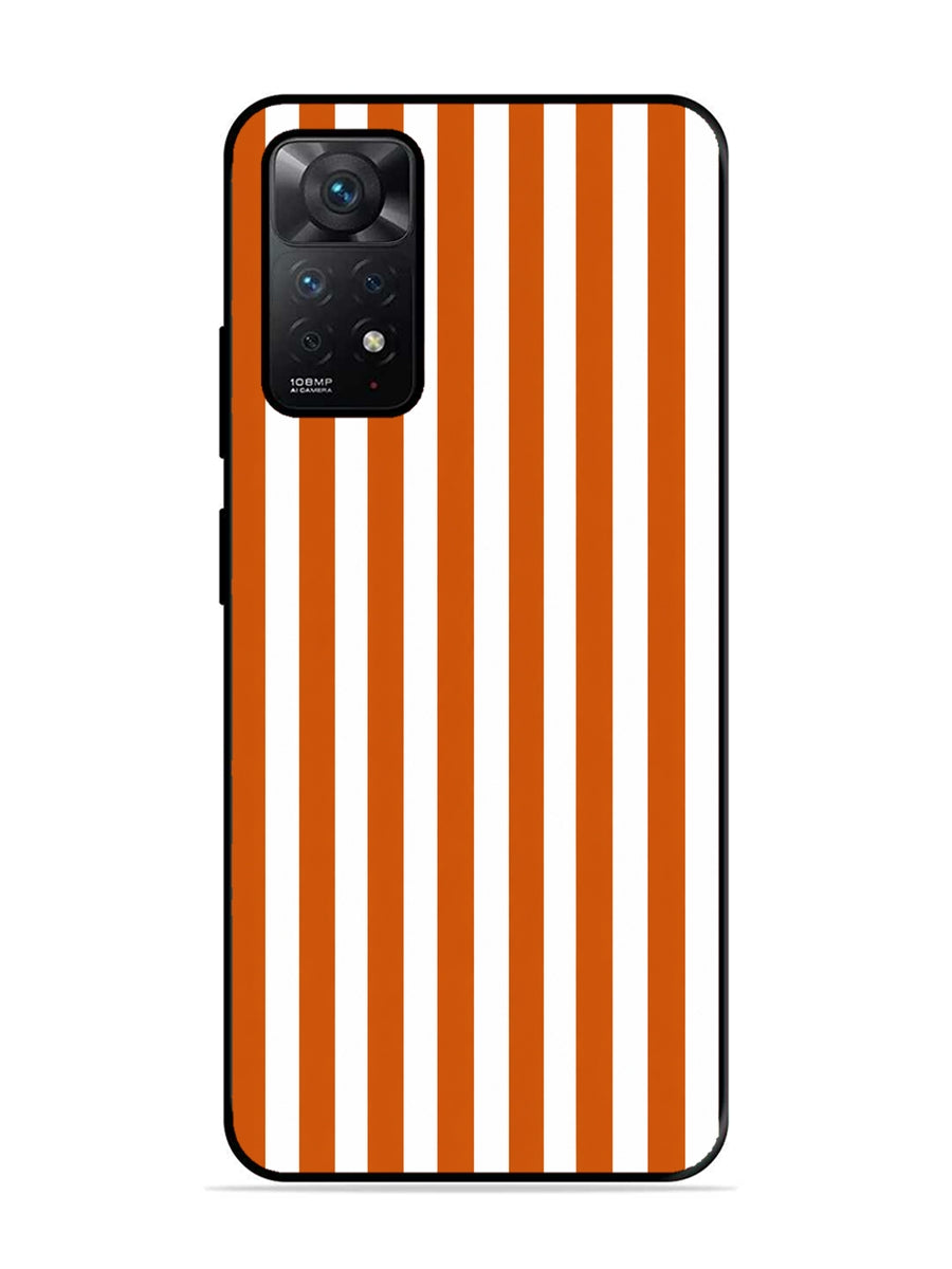 XIAOMI Redmi Note 11 4G Vertical Stripes Burnt Orange