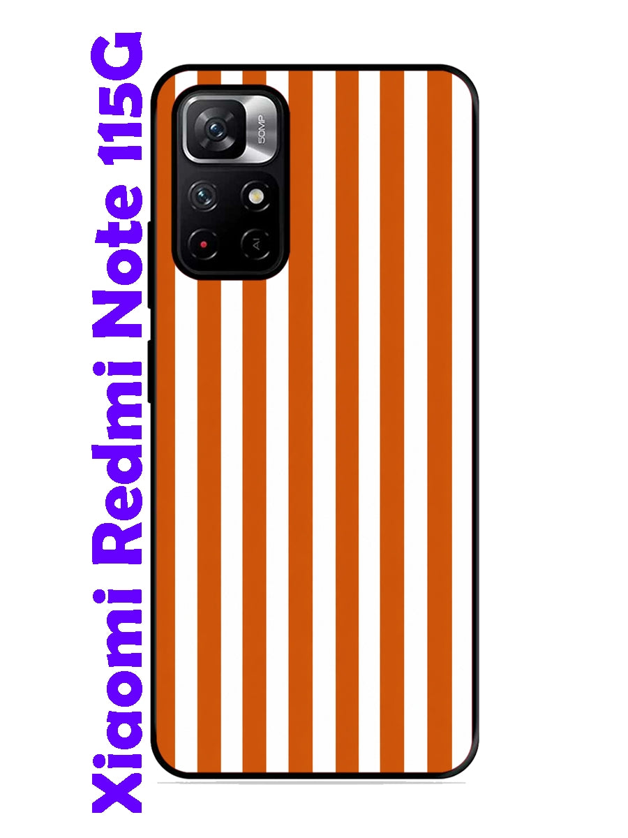XIAOMI Redmi Note 11 5G Vertical Stripes Burnt Orange