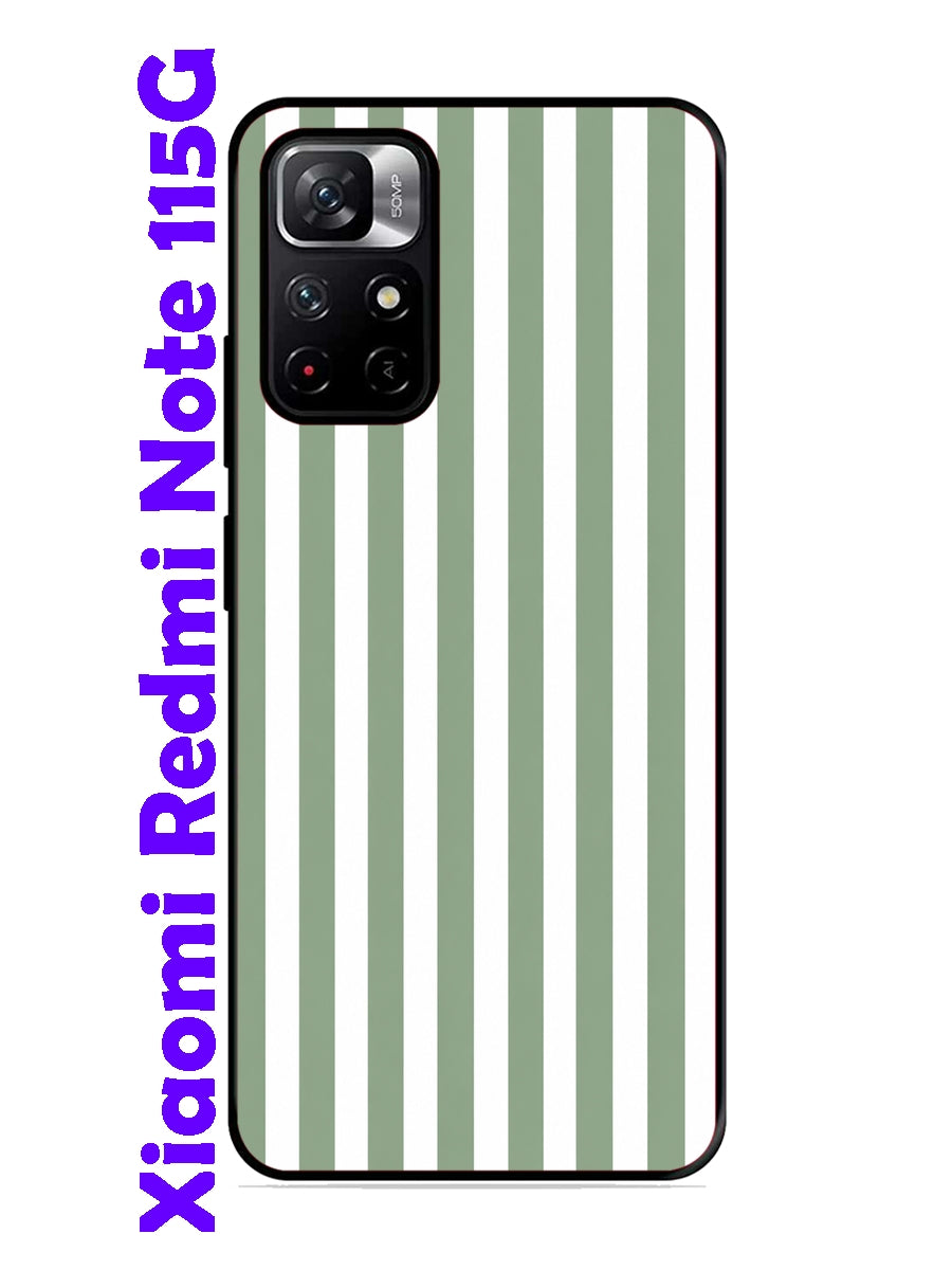 XIAOMI Redmi Note 11 5G Vertical Stripes Sage Green