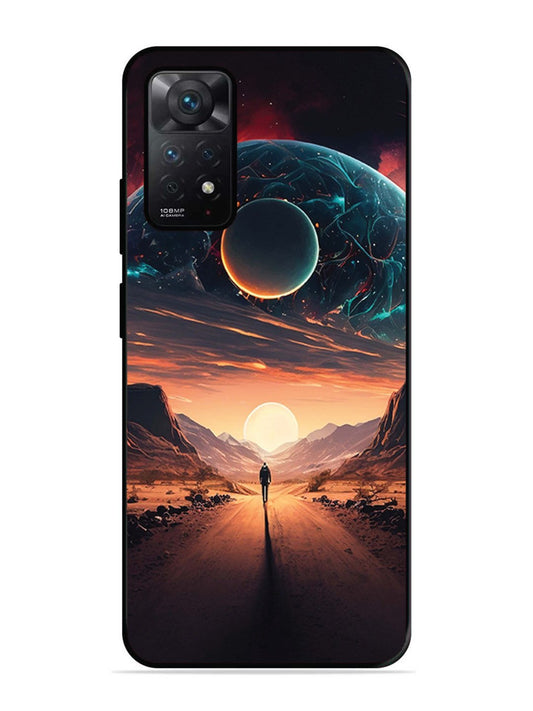 Xiaomi Redmi Note 11 5G Sunset with space scene