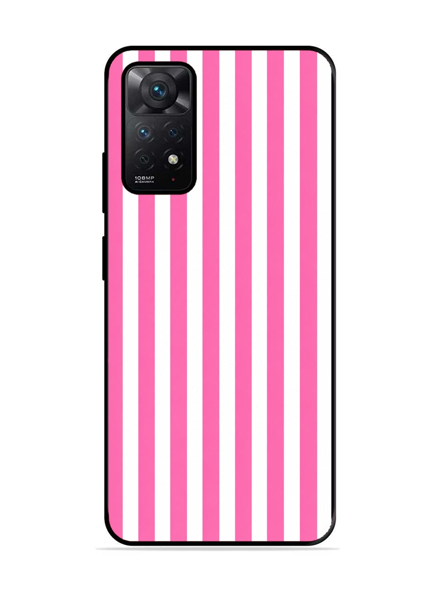 XIAOMI Redmi Note 11 Pro Vertical Stripes Hot Pink