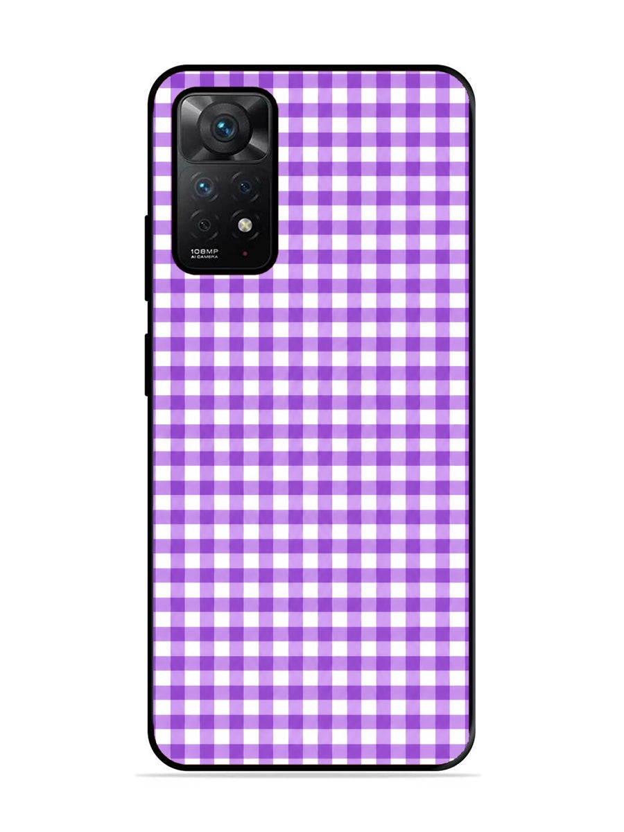 XIAOMI Redmi Note 11 Pro Gingham Checks purple